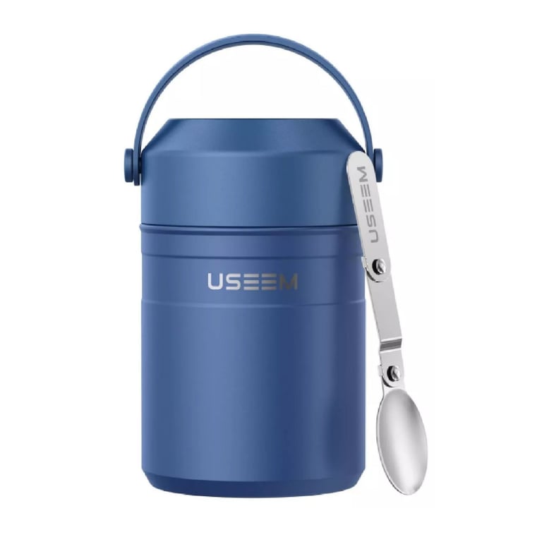 Portacomida Termo para Alimentos Termico 800ml 27oz Azul Homecenter