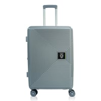 Maleta de Viaje Grande Cristal 28" Gris