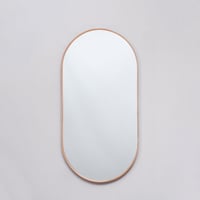 Espejo Ovalo Lyon 40x80 cm Cobre