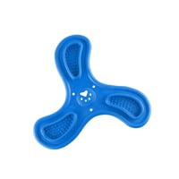 Boomerang Goma Perros Resistente para Masticar y Jugar Azul