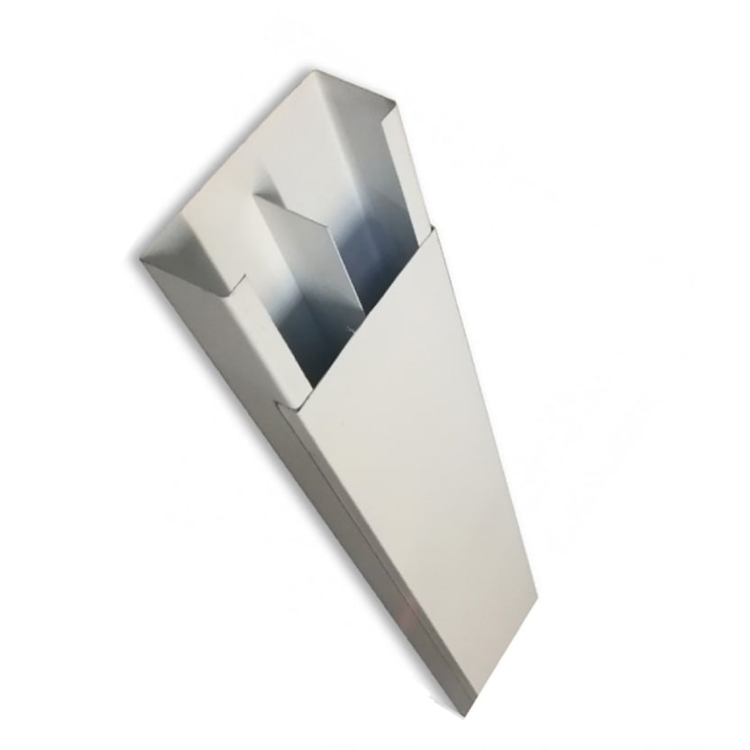 Canaleta Metálica 12 X 5 Blanca Infinite - Homecenter.com.co
