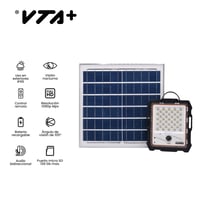 Vta + Cámara Recargable Full Hd Con Panel Solar Funcion de Reflector Con 72 Led de 50w Incluye Micro Sd 32 Gb Lum Reflector