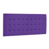 Cabecero Base Cama Queen Cuadros Violeta