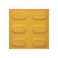 Baldosa en Concreto 40 x 40 cm Táctil Plataforma Exterior Amarilla CJ/x1.12m2