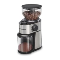 Molinillo de Café Eléctrico Hamilton Beach con 18 Ajustes y Tolva de 16 oz