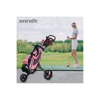 Carrito de Golf Plegable de 3 Ruedas Serenelife