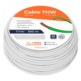 Cable Flex Thw 12 Awg blanco 100 m Uso Unico Residencial