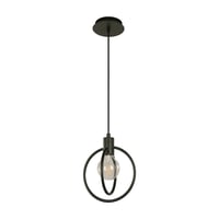 Lámpara Colgante Negro 1 Luz E27 60w 56 23158-2