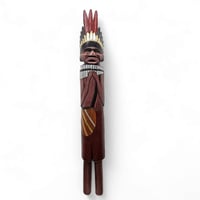 Artesanía Indígena Hombre Indigena Simbolo De Armonia 150 Cm