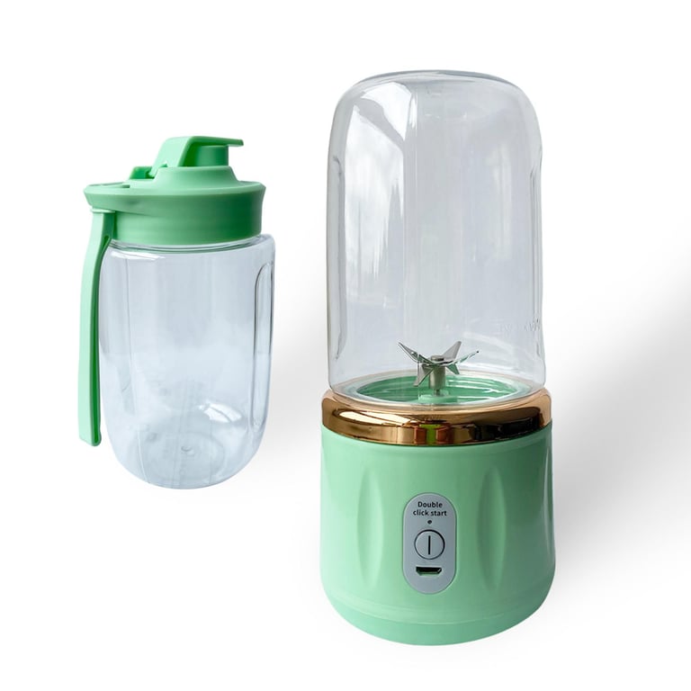 Licuadora Portatil Vaso 400 Ml Color Verde Homecenter