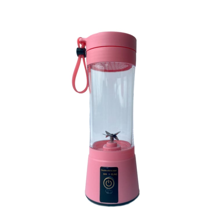 Licuadora Portatil Zebbris Mini 380ml Rosada Homecenter