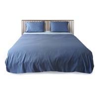 Forro Duvet + 2 Fundas Almohada Azul Satin Doble