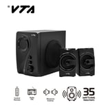 Minicomponente 2.1 35W Rms Bluetooth Fm Vta