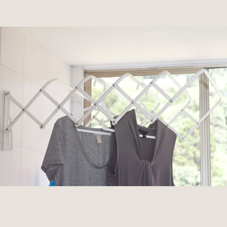 Tendedero Pared 5 Tubos 60cm 25 Kilos Brissa Blanco Homecenter