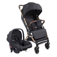 Coche para Bebé con Portabebe Travel System Compacto Micro Negro Bebesit