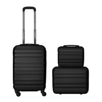 Set x3 Maletas Viaje Rigidas Abs Candado Neceser