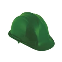 Casco de Seguridad Verde Toolcraft con Correa Ajustable Set X 50 Unidades