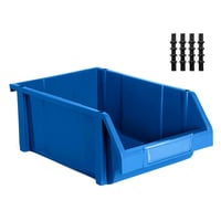 1 Modular Abierto Az Organizador Plástico Inventarios 45kg Azul