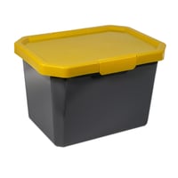 Caja Organizadora 20 Litros Forte Gris Amarillo