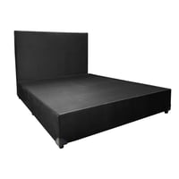 Combo Life Base Cama 100x190 + Espaldar S.negro