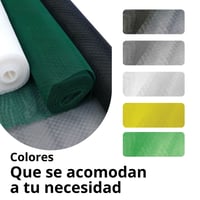 Malla Plástica Anti Mosquito H100cm Rollo 30 m Negro Laferretteri