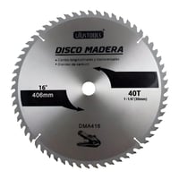 Disco Sierra Corte Profesional para Madera 16 Pulgadas X 40 D Uyustools