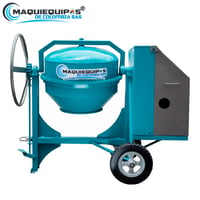 Maquiequipos Mezcladora Concreto 1/2 Bulto con Motor Eléctrico Weg 2HP Monofásico 1800RPM