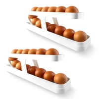 Set X2 Portahuevos Dispensador y Organizador de Huevos