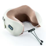 Almohada Masajeadora Cervical Eléctrica para Cuello En U Café