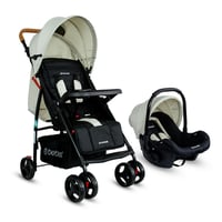 Coche para Bebé con Portabebe Travel System Summer Beige Bebesit