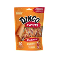 Snack Para Perro Dingo Twist 3 Sabores 10 Unidades Dingo