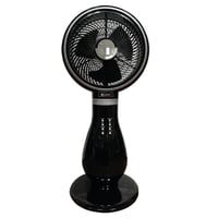 Ventilador 2 En 1 Con Vaporizador de Agua Negro