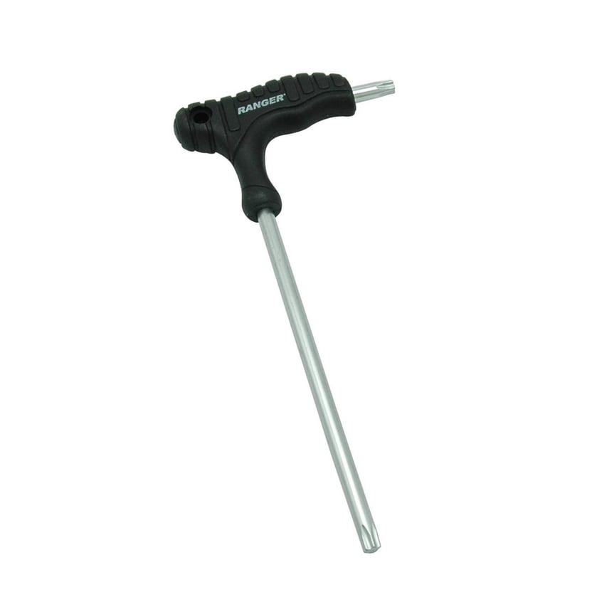 Llave Torx T27 Con Mango En T - Inviolable, Para Trabajos Industriales Y Mecánica