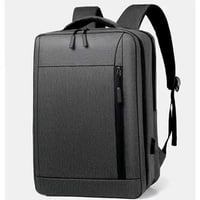 Mochila de Viaje para Laptop Empresarial Gris Oscuro