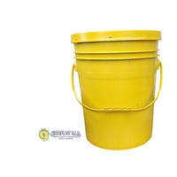 Balde 5 Galones Material Reciclado Amarillo