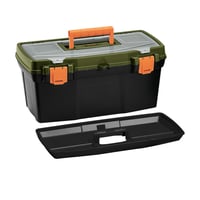 Set Caja Herramientas 19 Pulg+16pulg + 11pulg Negro Verde Naranja Bauker