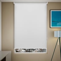 Cortina Enrollable Blackout 150x180 cm Blanco