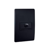 Dimmer Giratorio Sencillo 300W Negro Luzica X 6 Unidades Bticino