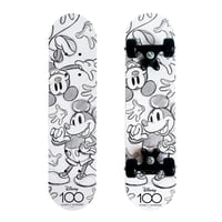 Patineta Infantil Blanco Negro Mickey 58 cm 100 Años Disney