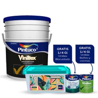 Pintura 5 Galones Advance Blanco + Kit Especialidades 1/4 Bíocuidado y 1/4 Baños y Cocinas