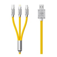 Cable 3En1 Usb-A A Usb-C.Micro Usb-Lightning 1.2 M