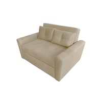 Sofacama 2 Puestos 90X70X140Cm Bari Tela Beige