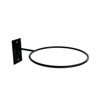 Soporte Aro para Balones de Muro. Plastificado Negro