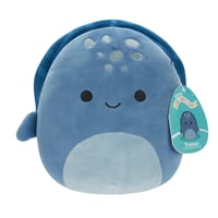 Peluche Squishmallows 19cm - Truman Tortuga Laúd Azul Marino