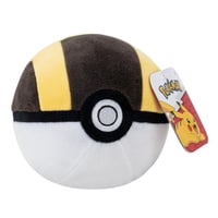 Peluche Pokemon Poke Ball 12cm Ultraball Negro-blanco