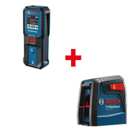 Nivel Laser 12m Rojo Gll 2-12 + Medidor Laser 25m Glm 25-23 Bosch