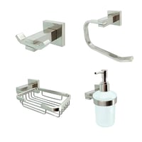 Juego de Accesorios para Baño Satin X4 Piezas