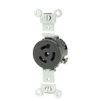 Tomacorriente Incrustar Leviton 15 A 250 V 2 P + T