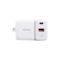 Cargador de Pared Adata 35W Dos Dispositivos USB A y USB C Blanco