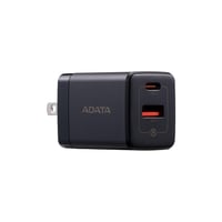 Cargador de Pared Adata 35W Dos Dispositivos USB A y USB C Negro